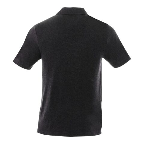 Men&#039;s ACADIA Short Sleeve Polo Standard | Heather Dark Charcoal | XL | 1-color Apparel Digital Transfer | IMPACT, CHEST, Horizontal, - Centered on Front across chest below placket | 10.00 Inches × 8.00 Inches