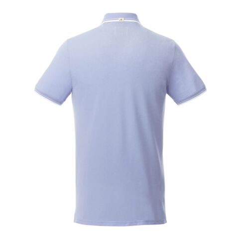 Men's LIMESTONE Roots73 SS Polo Light Blue-White | 3XL