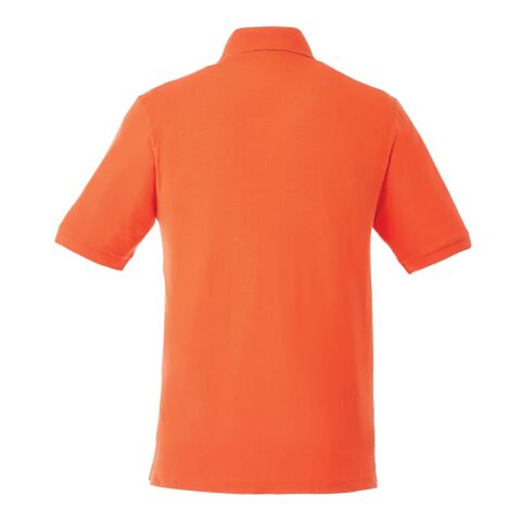 Men&#039;s BELMONT Short Sleeve Polo Standard | Orange | M | 1-color Apparel Digital Transfer | IMPACT, CHEST, Vertical - Centered on Left Chest | 4.00 Inches × 12.00 Inches