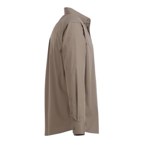 Men&#039;s PRESTON Long Sleeve Shirt Standard | Tan | 4XL | No Imprint | not available | not available