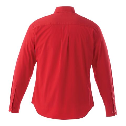 Men&#039;s WILSHIRE Long Sleeve Shirt Standard | Team Red Heather | M | No Imprint | not available | not available