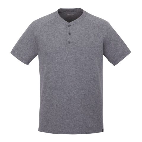 Men&#039;s SOMOTO Eco Short Sleeve Henley Standard | Heather Charcoal | M | No Imprint | not available | not available