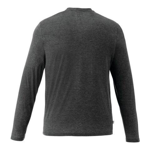 Men&#039;s Holt Long Sleeve Tee Standard | Heather Dark Charcoal | S | No Imprint | not available | not available