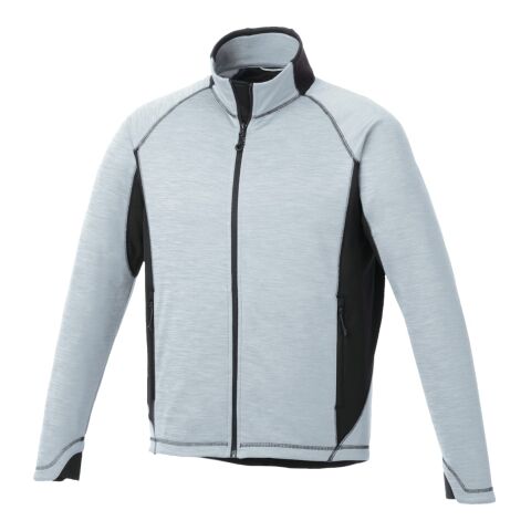 Men's Langley Knit Jacket Standard | Silver-Black | 2XL | No Imprint | not available | not available