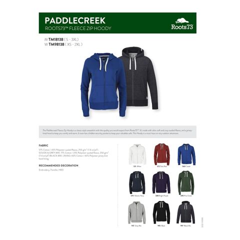Men&#039;s PADDLECREEK Roots73 FZ Hoody Standard | Dark Red | S | No Imprint | not available | not available