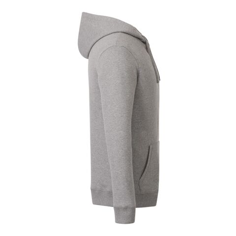 Men&#039;s Organic Cotton Zip Hoodie Standard | Gray | XL | No Imprint | not available | not available