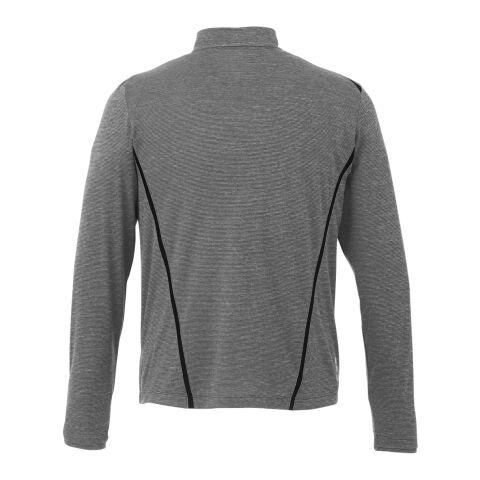 Men&#039;s DEGE Eco Knit Half Zip Standard | Heather Charcoal-Black | 4XL | No Imprint | not available | not available