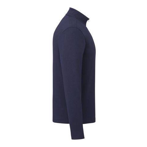 Men&#039;s RIGI Eco Knit Quarter Zip Standard | Navy | 3XL | No Imprint | not available | not available