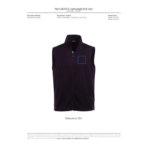 Men&#039;s BOYCE Knit Vest Standard | Navy | M | No Imprint | not available | not available