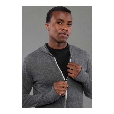 Men’s  Garner Knit Full Zip Hoody Standard | Heather Dark Charcoal | 2XL | No Imprint | not available | not available