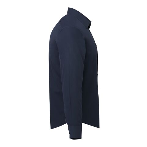 Castello Wrinkle-Free Long Sleeve Slim Fit Shirt - Men&#039;s Standard | Navy | XL | No Imprint | not available | not available