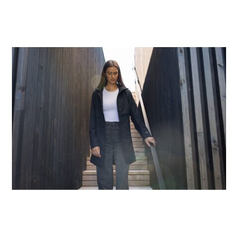 tentree Nimbus Long Rain Jacket - Women&#039;s Standard | Black | XL | No Imprint | not available | not available