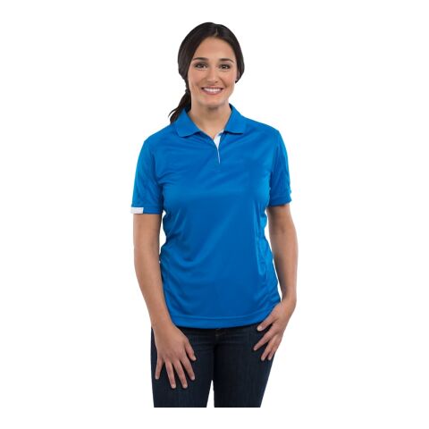 Women&#039;s Kiso Short Sleeve Polo Standard | Olympic Blue-White | XS | No Imprint | not available | not available