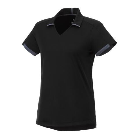 Women's CERRADO SS Polo Black-Grey Storm | XL