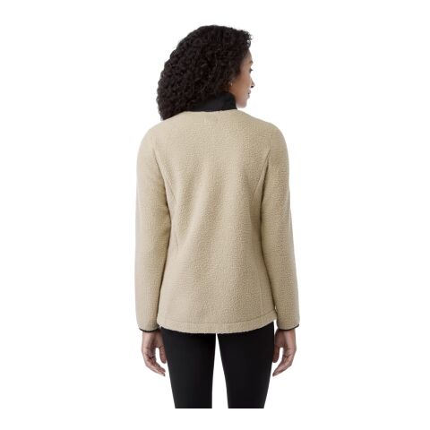 Women&#039;s KAHUZI Eco Full Zip Sherpa Standard | Khaki-Black | 2XL | No Imprint | not available | not available