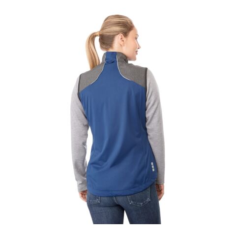 Women's NASAK Hybrid Softshell Vest Standard | Metro Blue-Black Smoke Heather | 2XL | No Imprint | not available | not available