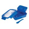 Three Compartment Food Storage Bento Box Blue | No Imprint | not available | not available