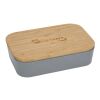 Bamboo Fiber Lunch Box with Cutting Board Lid Standard | Gray | No Imprint | not available | not available