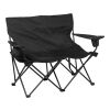 Double Seater Folding Chair Black | No Imprint | not available | not available