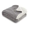 Field & Co.® Cable Knit Sherpa Blanket Gray | No Imprint | not available | not available