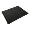 100% Recycled PET Fleece Blanket with RPET Pouch Standard | Black | No Imprint | not available | not available