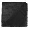 Luxury Comfort Flannel Fleece Blanket Black | No Imprint | not available | not available
