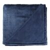 Luxury Comfort Flannel Fleece Blanket Navy | No Imprint | not available | not available