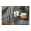 Marble and Bamboo Coaster Set Standard | Natural-White | No Imprint | not available | not available
