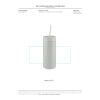 Sol Tonal Straw Tumbler 20oz Standard | Beige | No Imprint | not available | not available