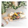 Bamboo & Slate Charcuterie Cutting Board Brown