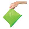 Reusable Food Bag With Plastic Slider Green