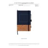 5.5" x 8.5" Lucca Cork Hard Bound JournalBook® Navy | No Imprint | not available | not available