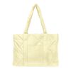 Luxe Quilted Puffer Tote Bag Beige