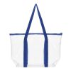 Laguna Beach Clear Tote Bag Royal Blue | No Imprint | not available | not available