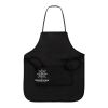 Non-Woven Full Apron Black | No Imprint | not available | not available