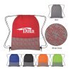 Bitmap Drawstring Backpack Red