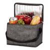 Crosshatch Non-Woven Lunch Bag Charcoal | No Imprint | not available | not available