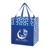 Non-Woven Geometric Shopping Tote Bag Royal Blue | No Imprint | not available | not available