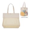 Carlisle Cotton Mesh Tote Bag Beige | No Imprint | not available | not available