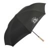48" Recycled  Manual Inversion Umbrella Black