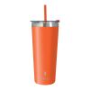 24 Oz. Colma Basics Tumbler Orange | No Imprint