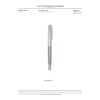 Luxe Recycled Stainless Steel Ballpoint Standard | Navy | No Imprint | not available | not available