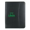 Leather Look 8 ½" x 11" Zippered Portfolio With Calculator Black | No Imprint | not available | not available