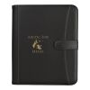 Pebble Grain Zippered Portfolio With Calculator Black | No Imprint | not available | not available