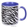 11 Oz. Dye Blast Full Color Mug White Aqua | No Imprint | not available | not available