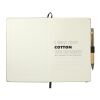 5.5" x 8.5" Recycled Cotton Bound JournalBook® Set Natural | No Imprint