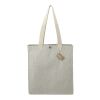 Repose 10oz Recycled Cotton Box Tote w/Snap Standard | Gray | No Imprint | not available | not available