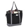 Repose 10oz Recycled Cotton Zippered Tote Standard | Black | No Imprint | not available | not available