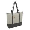 Repose 10oz Recycled Cotton Zippered Tote Standard | Gray | No Imprint | not available | not available