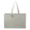 Repose 10oz Recycled Cotton Shoulder Tote Standard | Gray | No Imprint | not available | not available
